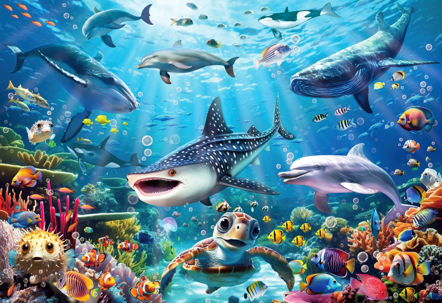 Underwater World 100 Piece Puzzle – JOYZEXY