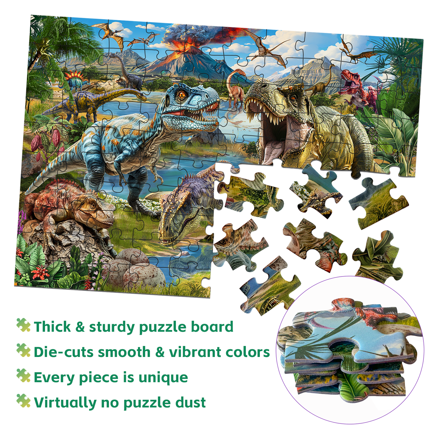 Dinosaur World Puzzle 100 Pieces