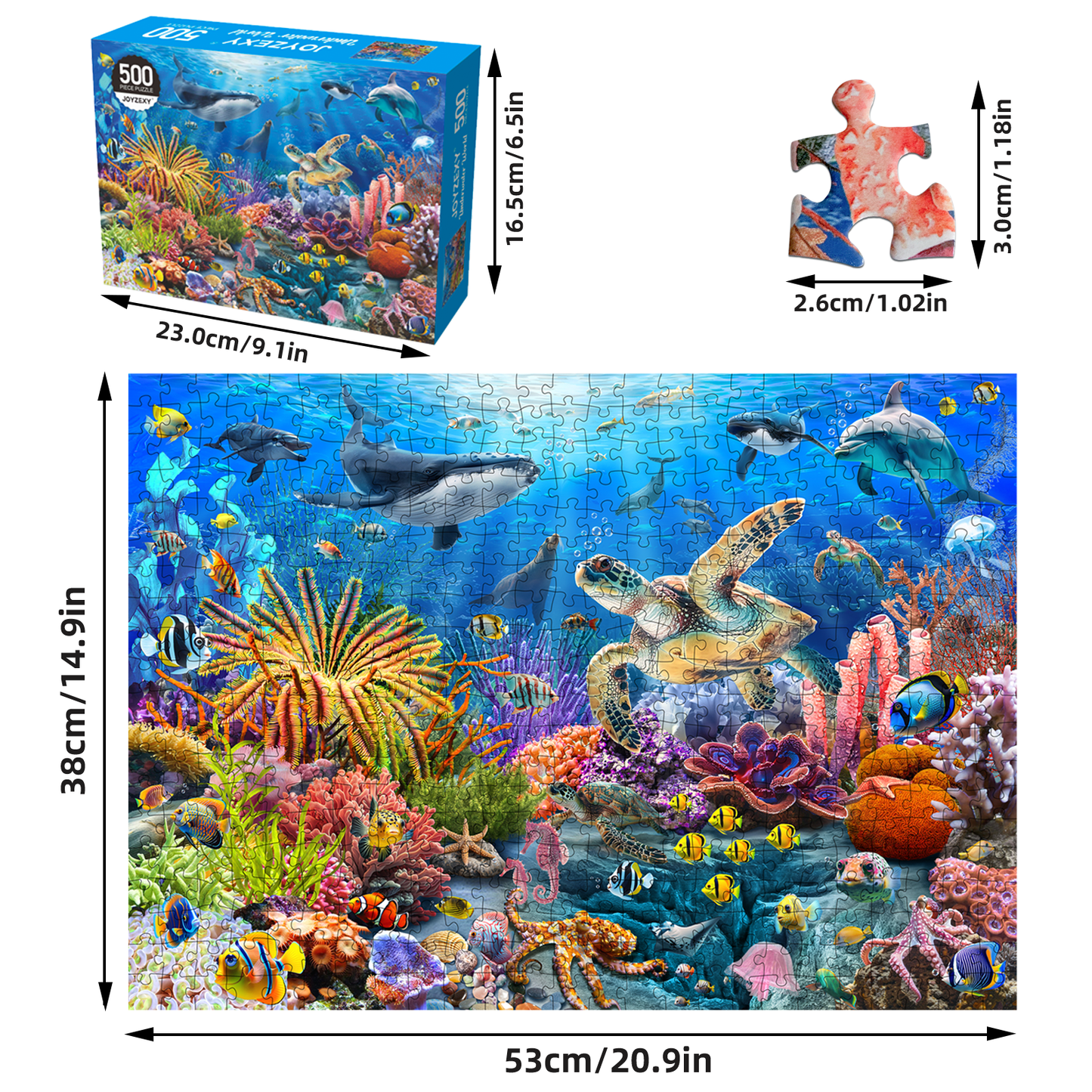 Underwater World Puzzle 500 Pieces