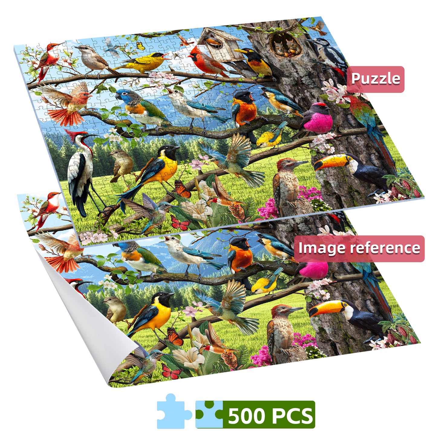 Wild Birds Jigsaw Puzzles 500 Pieces