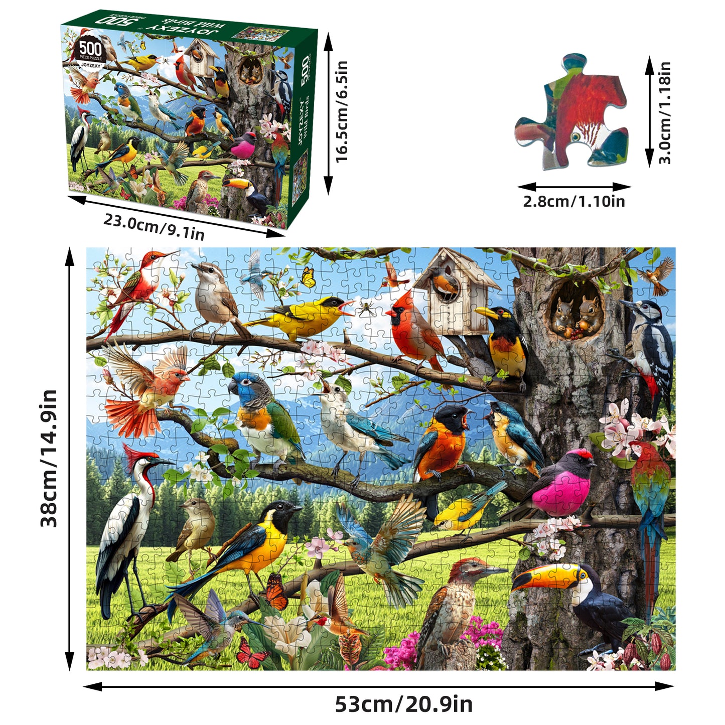Wild Birds Jigsaw Puzzles 500 Pieces